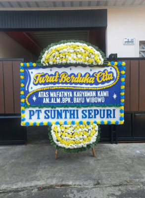 Papan Bunga Duka di Rodok